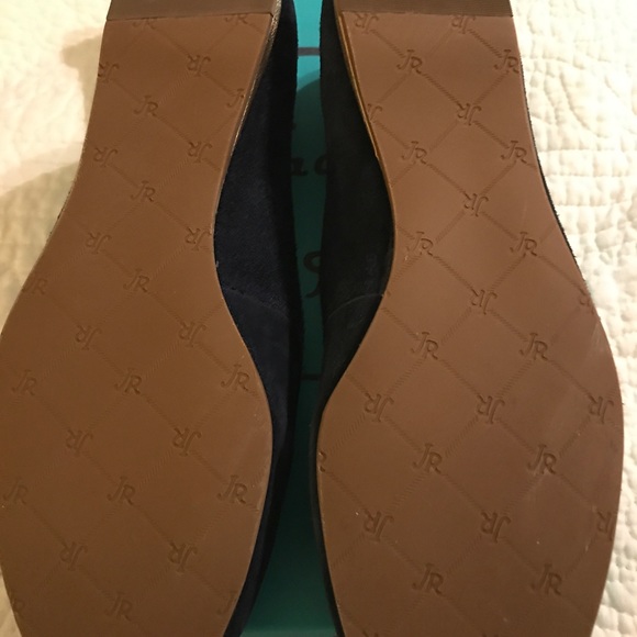 Jack Rogers New Navy Suede shoes Sz 6 - Picture 4 of 5