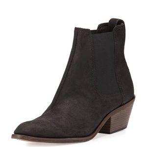 Rag and Bone Dixon suede Chelsea booties