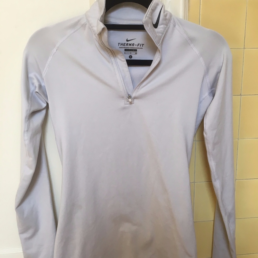 Nike White Thermal Long Sleeve