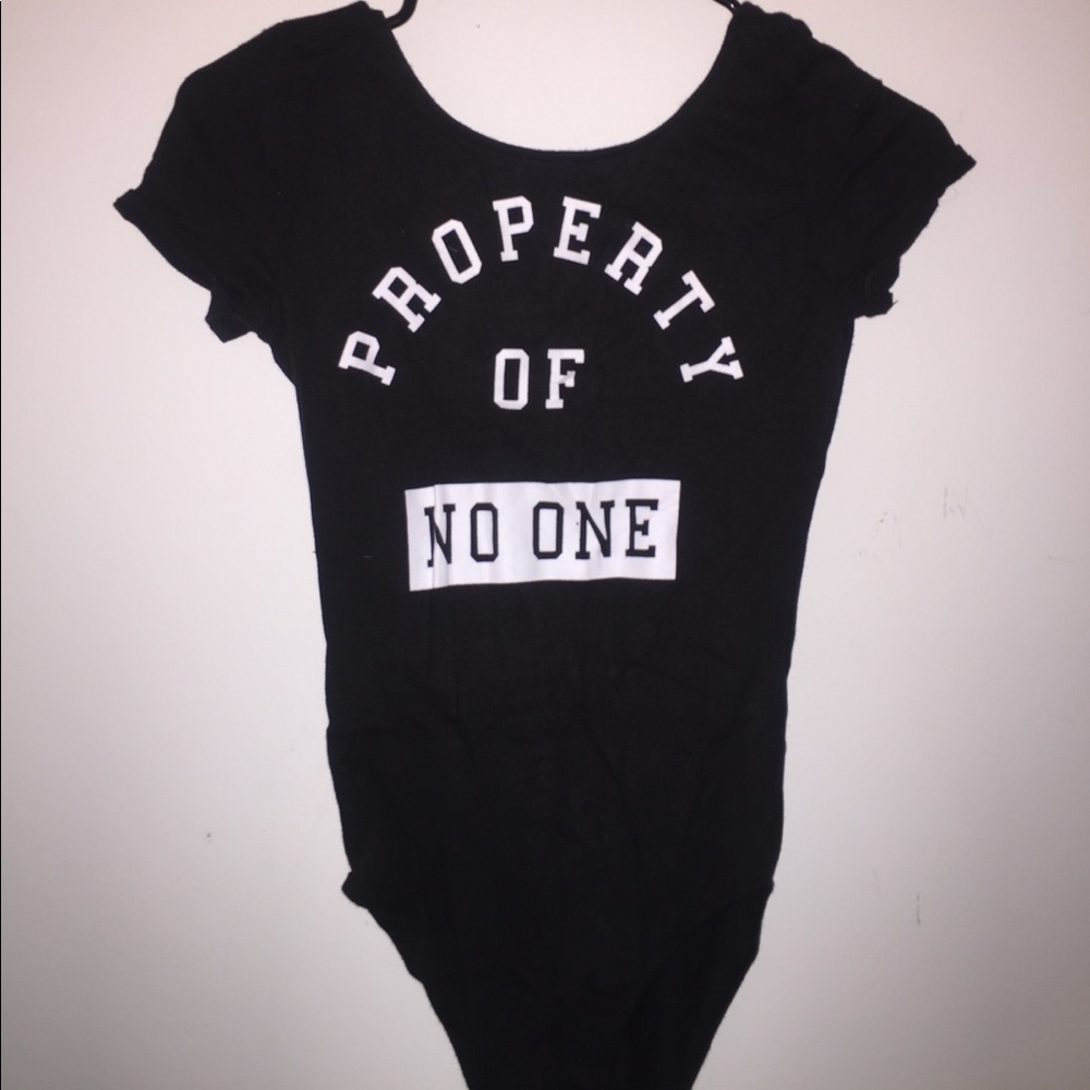 "Property of No One" Bodysuit