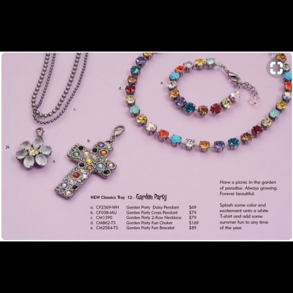 Sabika Garden Party Fun Choker