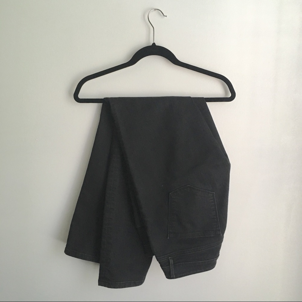 Black Straight Leg Jeans