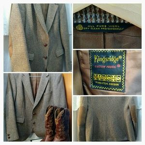 Vintage Kingsridge wool tweed blazer
