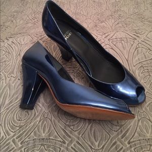 Michel Perry peep toe pumps