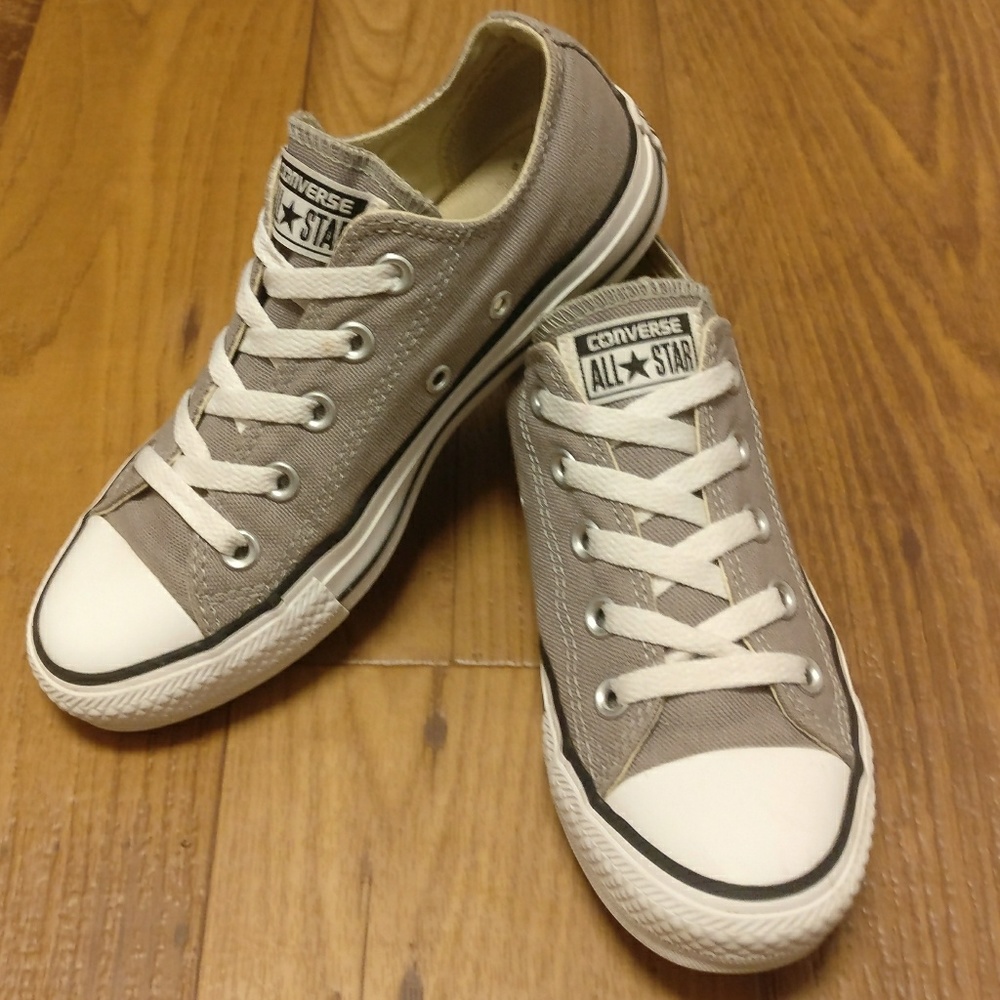 Grey Low Top Chucks