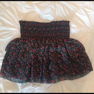 Forever 21 Floral Mini Skirt