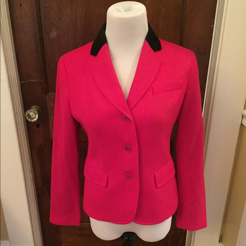Talbots 2p hot pink blazer