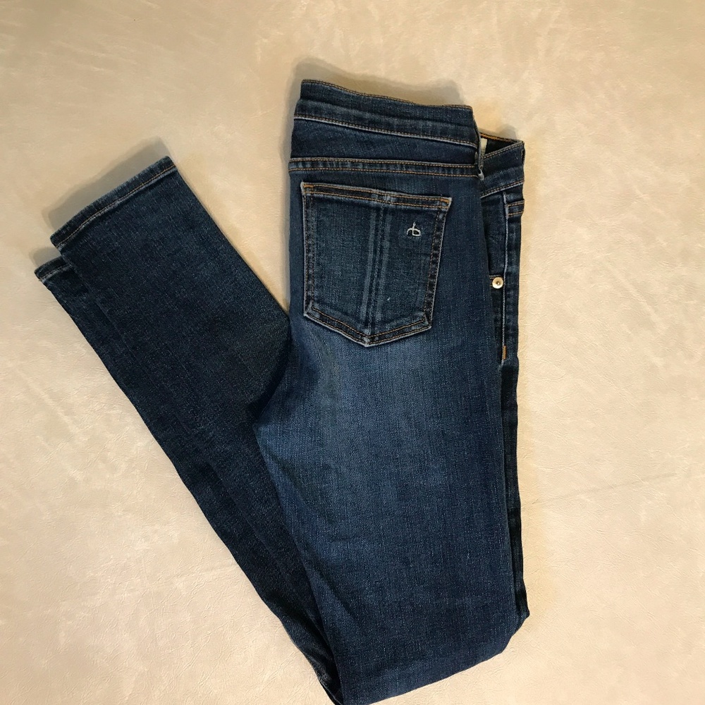 rag and bone skinny stretch jeans woodford 26