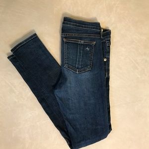 rag and bone skinny stretch jeans woodford 26