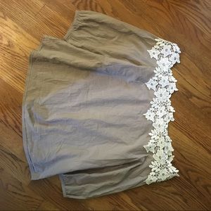 Off the shoulder floral top