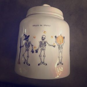 Rae Dunn trick or treat canister