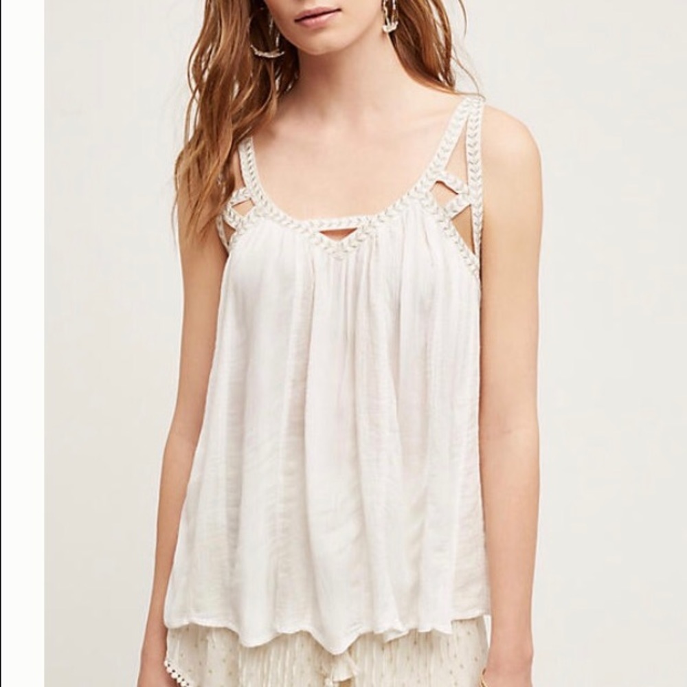 Anthropologie Cutout tank