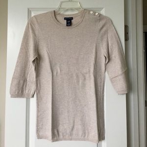 Gap 3/4 length cashmere sweater