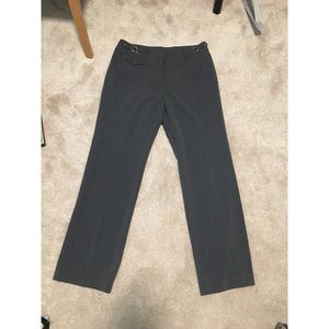 Gray work slacks