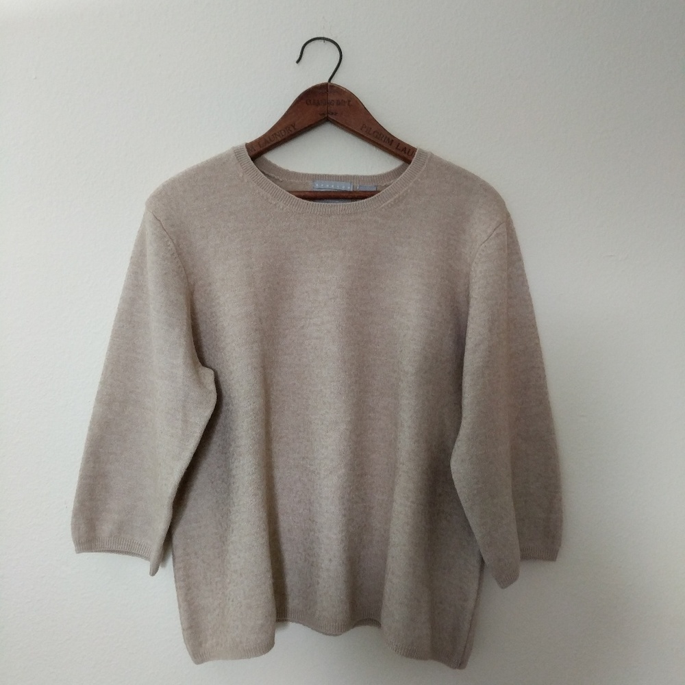 Old Navy beige pullover sweater XL wool blend
