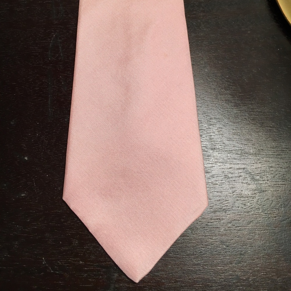 pink silk tie by J. Crew