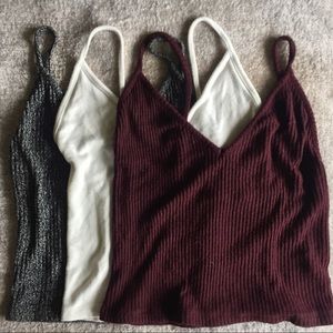 3 for $20 Brandy Melville Joanne V-Neck Tank