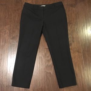 LOFT - Marisa Fit Black Ankle Dress Pants - Sz 10