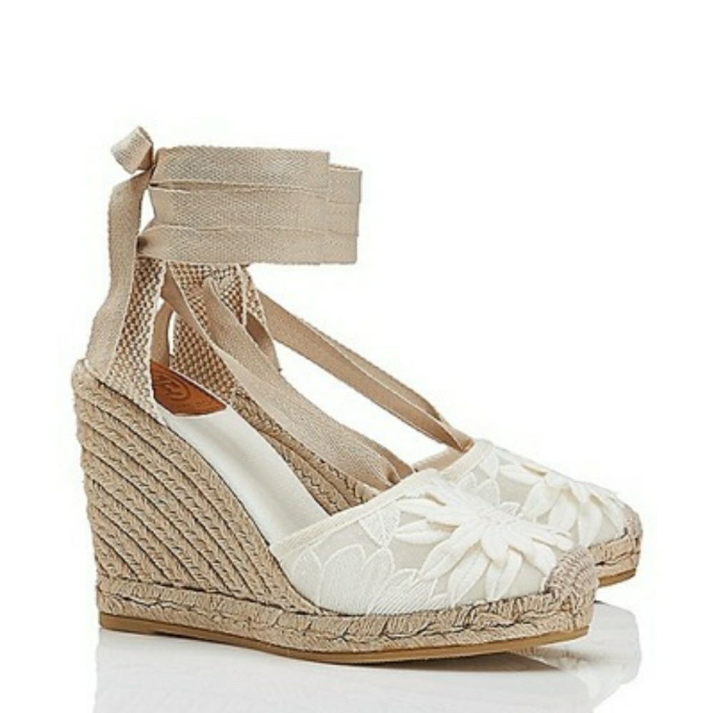 Tory Burch Emil Espadrille Wedges