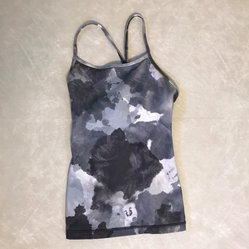 lululemon power y tank grey watercolor 2