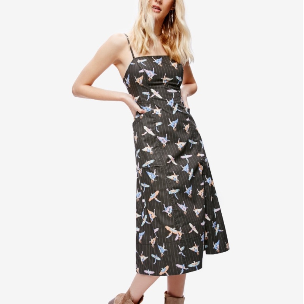 Free people pinstripe dress