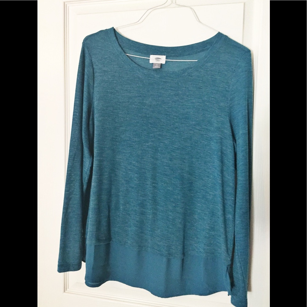 Old Navy teal sweater