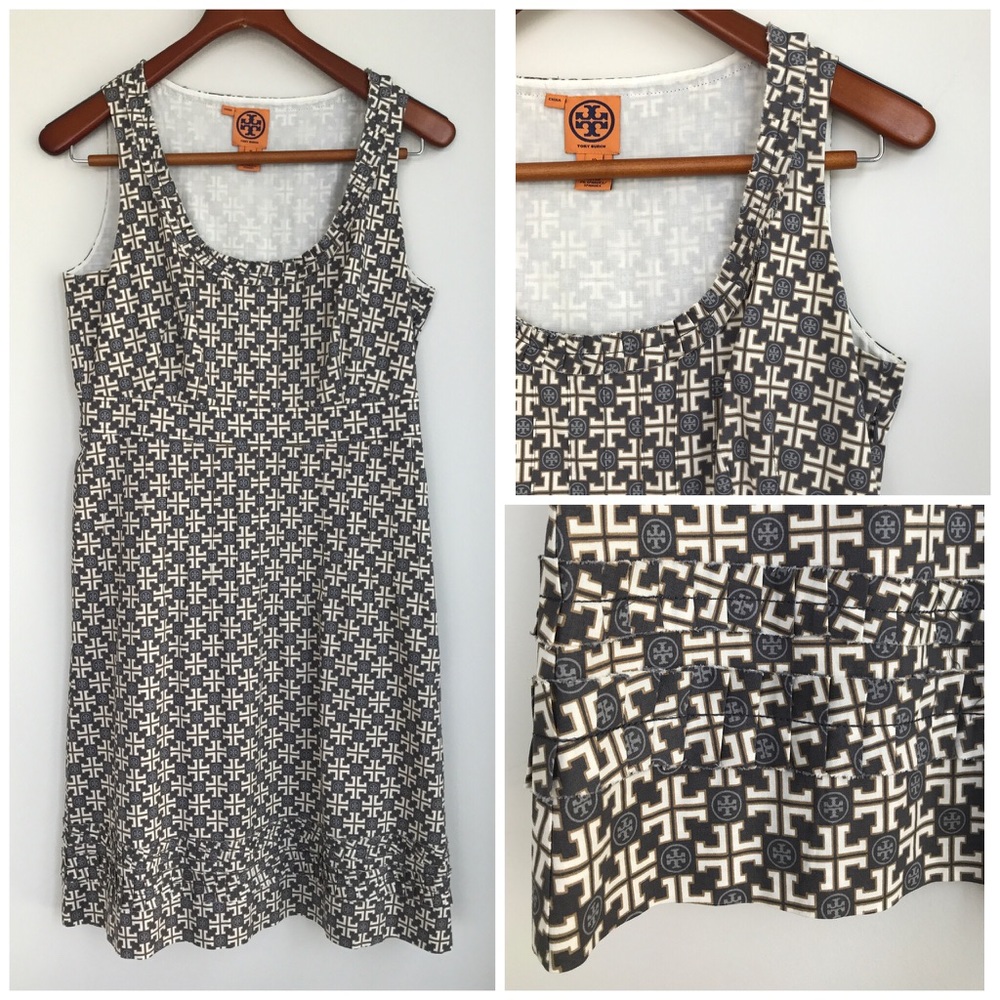 Tory Burch Dress, Cotton Signature T Medallion, 10