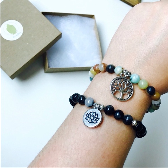 2Xš„HPš„Amazonite Mala Bracelet - Picture 4 of 4