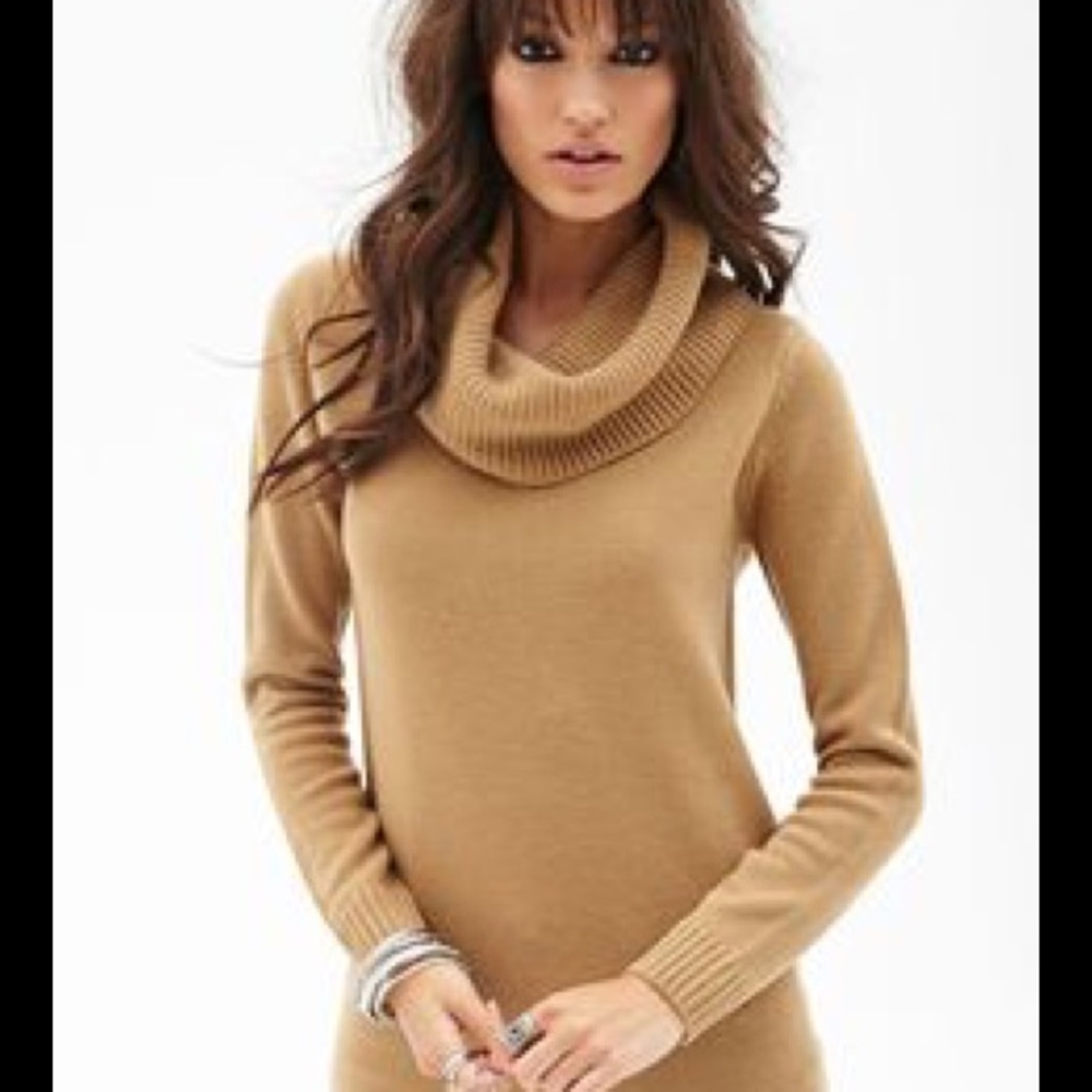 Cowl neck sweater