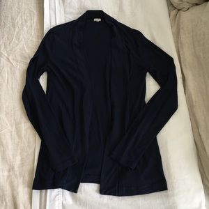 J. Crew Factory Navy Blue Open Cardigan XS