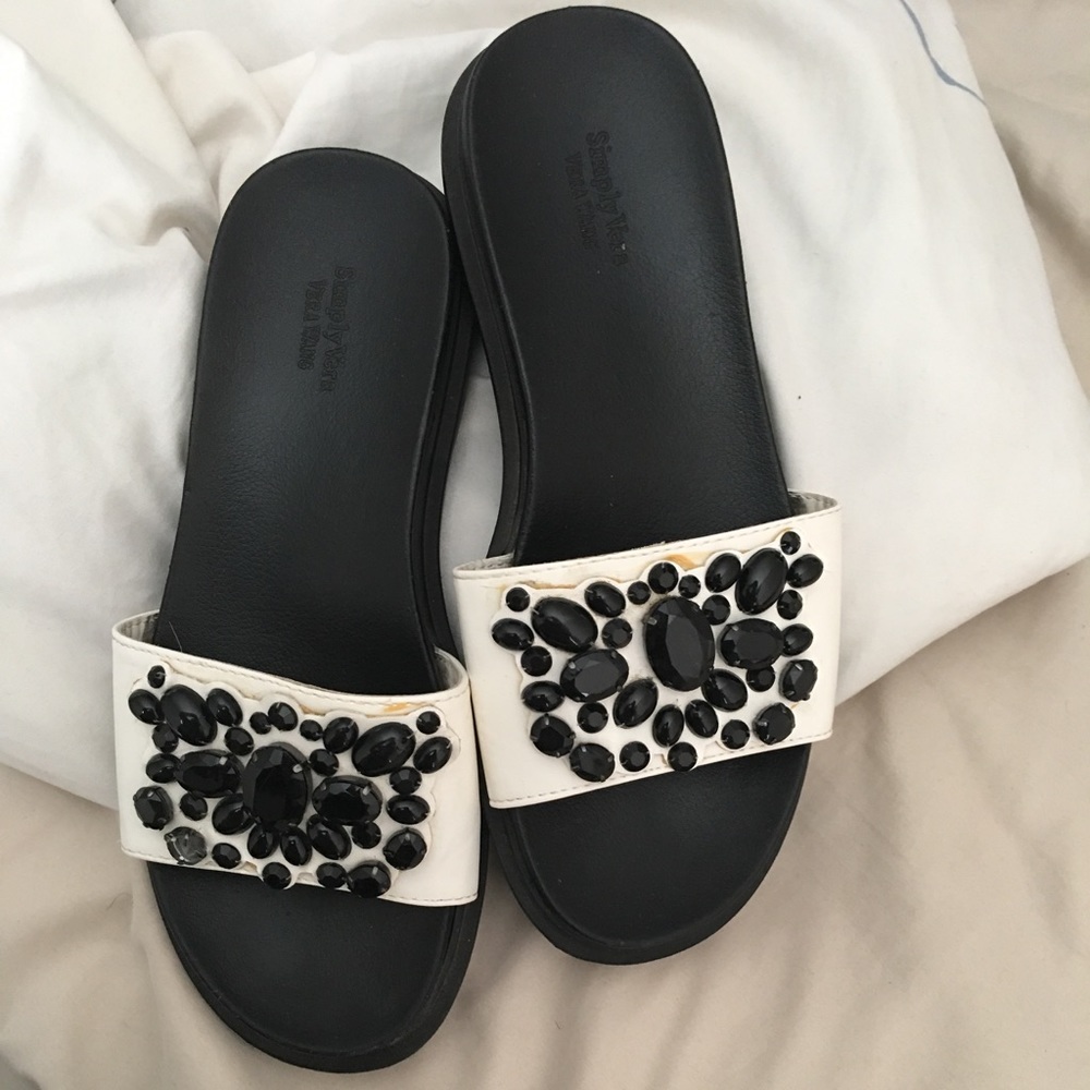 Vera Wang Evening Sandals