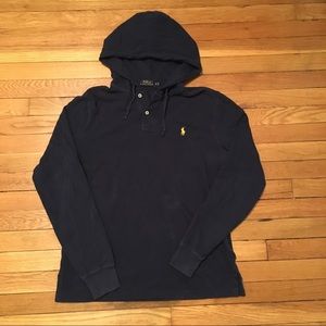 MEN'S POLO RALPH LAUREN HOODED LONG SLEEVE SHIRT