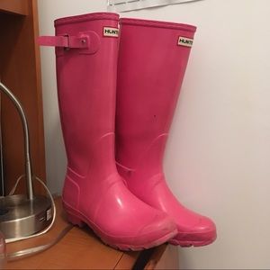 Pink Hunter Boots