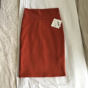 NWT Lularoe Pumpkin Spice Cassie Skirt XS