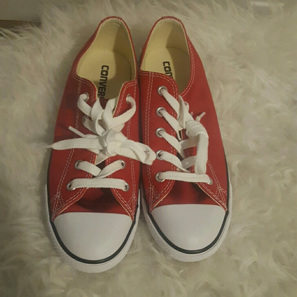 New, Clasic, Red Converse Sneakers