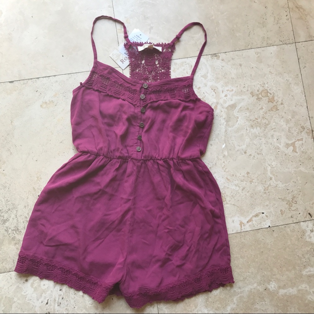 💖Magenta romper