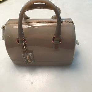 Furla Beige Candy Purse
