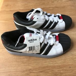 Men's Adidas Redondo Low Top Shoes White Black