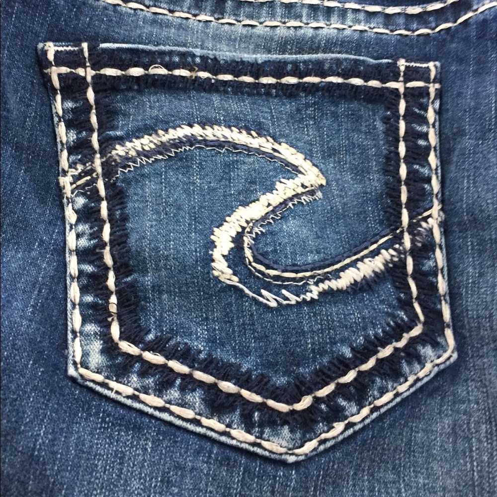 Silver "Suki" Cropped Jeans