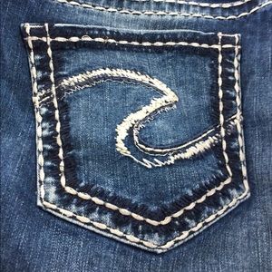 Silver "Suki" Cropped Jeans