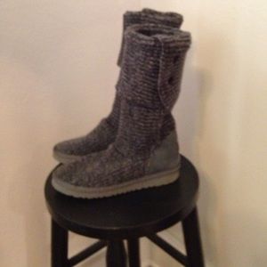 Grey Cardigan Ugg Boots
