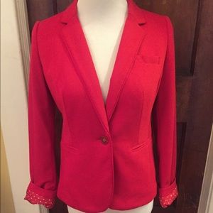 Red petite XS The Limited blazer