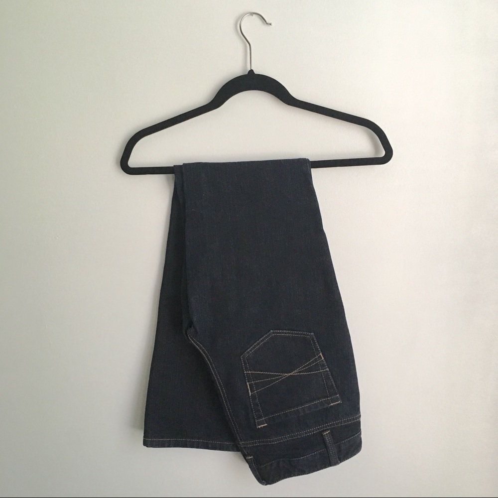 • SOLD • Dark Denim Boot Cut Jeans