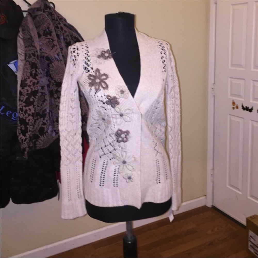 Anthropologie Fall Cream Sweater