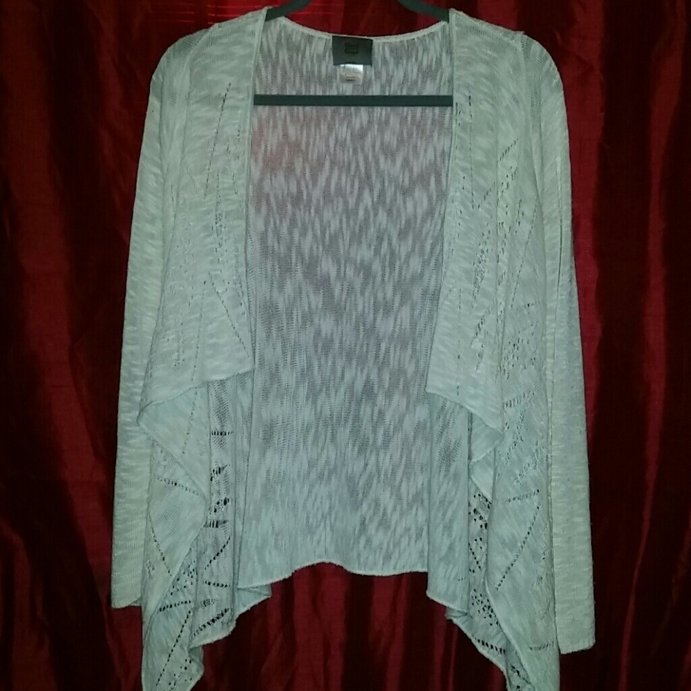 Beige overlay sweater