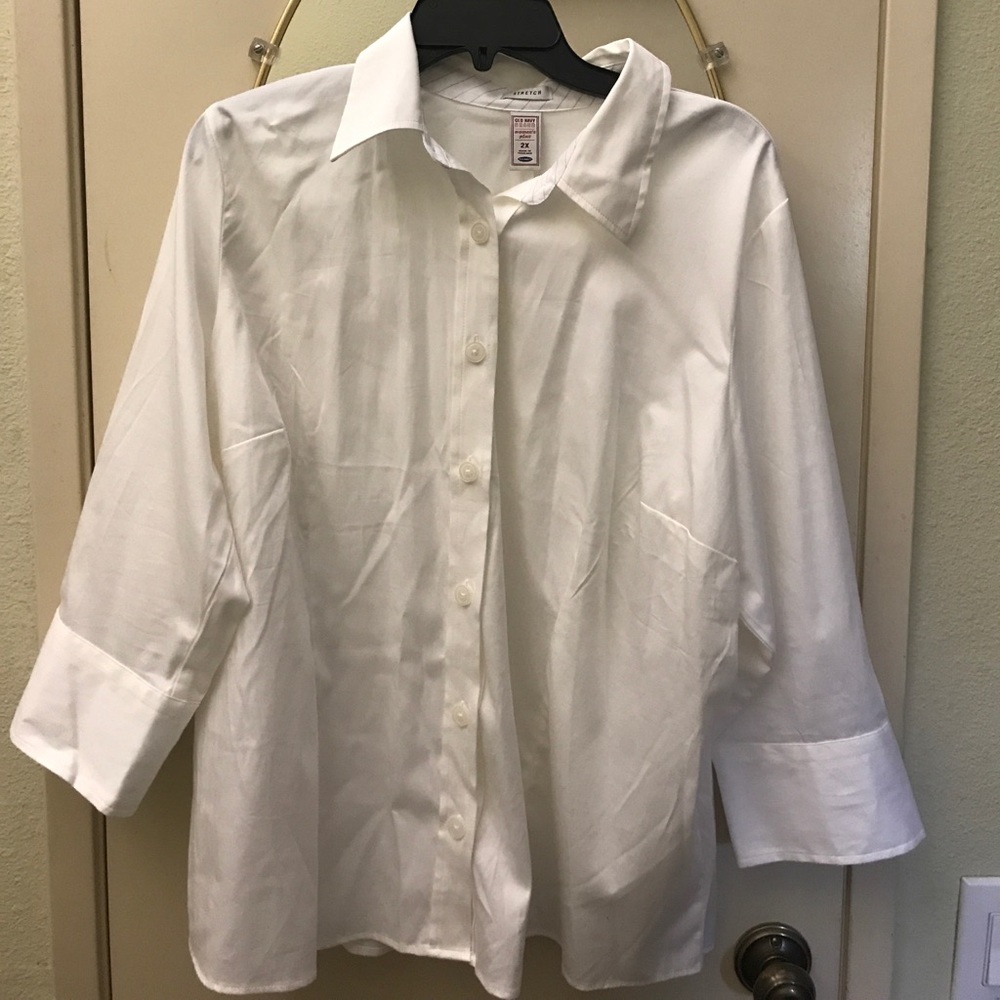 NWT 2X Old Navy White Shirt