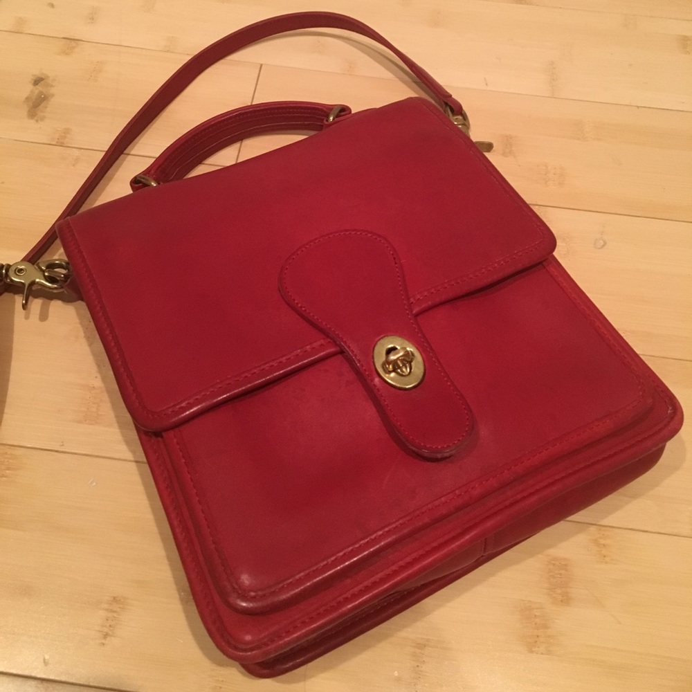 Vintage Coach Station Bag - RARE