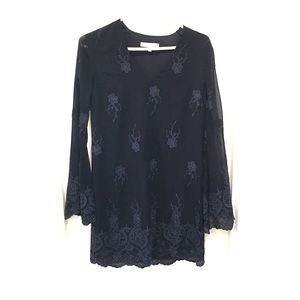 Navy Blue Shift Dress