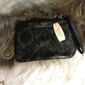 MWT Victoria's Secret bag Plastic Lace print
