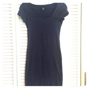 Navy heather H&M dress